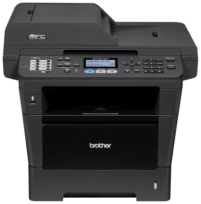 Brother Printer MFC8710DW Wireless Monochrome Printer with Scanner, Copier and Fax, Amazon Certified for Auto...