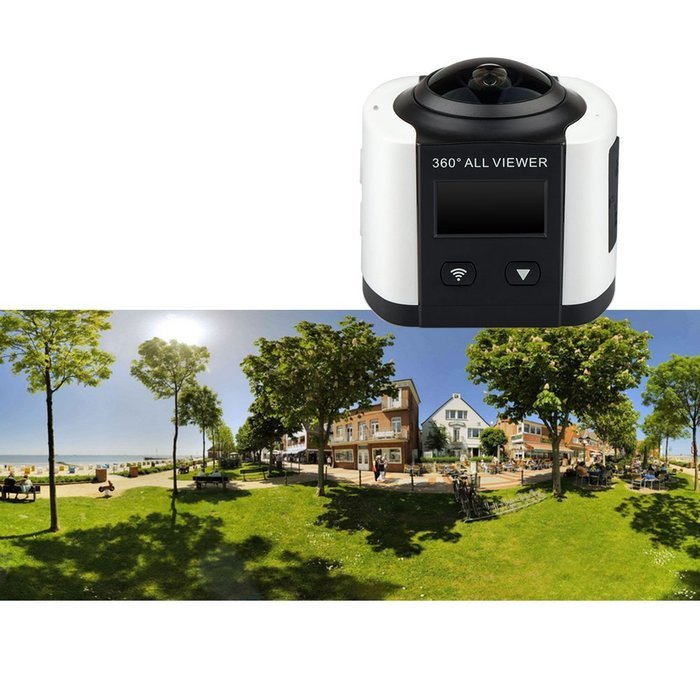 Ultra HD 4K 24482448 30fps 360 Degree VR Sports Action Cameras Waterproof, Outdoor/Home Security Battery Powered... N3