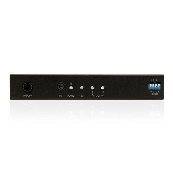 HDelity HDMI Splitter 1x2 4K2K with Audio (1 input 2 outputs) - 3D, EDID, IR, v1.4 - Active Amplifier - 1080p... N6