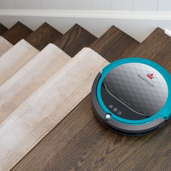 Bissell 1605 Smartclean Robotic Vacuum Cleaning Robot, Brush, Lithium Ion (Complete Set) w/ Bonus: Premium Microfiber... N2