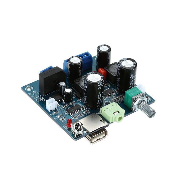 Andoer TS-25GFYK-A DC10-22V AC 10-16V 25W 2 / 20W 2 Bass Audio Speaker HIFI Digital Amplifier Board N5