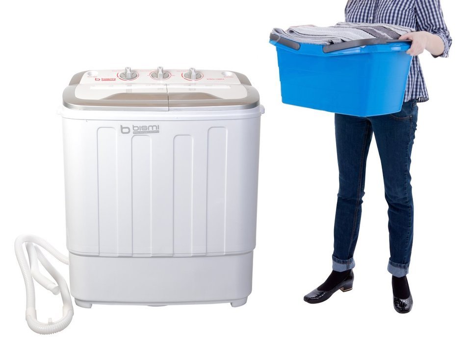 Bismi Professional Grade Compact Portable Washing Machine & Dryer mini Laundry Washer for Clothes, Garments, Towels N5