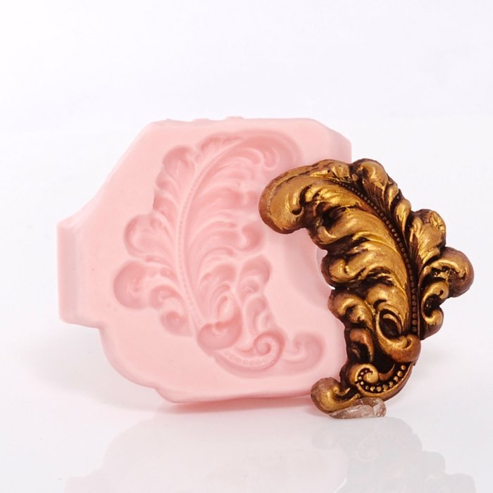 Feather Plume Silicone Mold Food Safe Chocolate, Fondant, Candy, Craft or Jewelry Mold Resin, Clay, Flexible and... N7