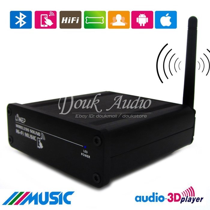 Nobsound Bluetooth Wireless Digital Optical Fiber/Coaxial 5.1 HiFi Audio Music Receiver N5