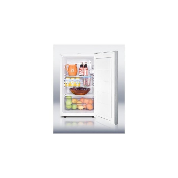 Summit 4.1 cu. ft. Counter Height 20 Inch Refrigerator w/ SS Door & Horizontal Handle FF511LSSHH N2