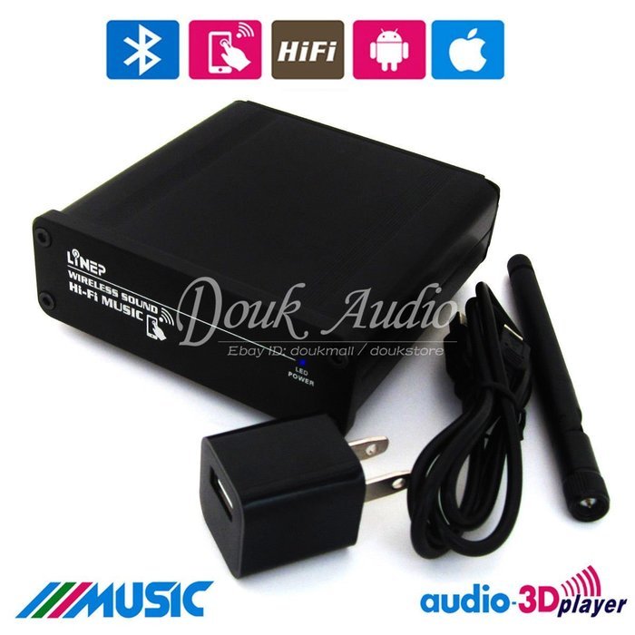 Nobsound Bluetooth Wireless Digital Optical Fiber/Coaxial 5.1 HiFi Audio Music Receiver N7