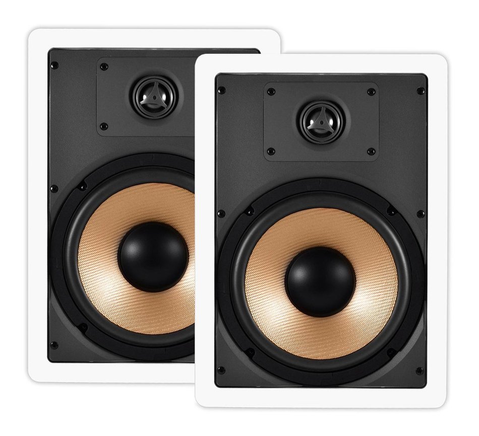 OSD Audio IW840 8-inch Polypropylene In-Wall Speaker Pair N4