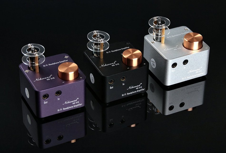 Nobsound NS-01E Mini Tube Headphone Amplifier Stereo HiFi Amp Audio Preamp (Black) N20