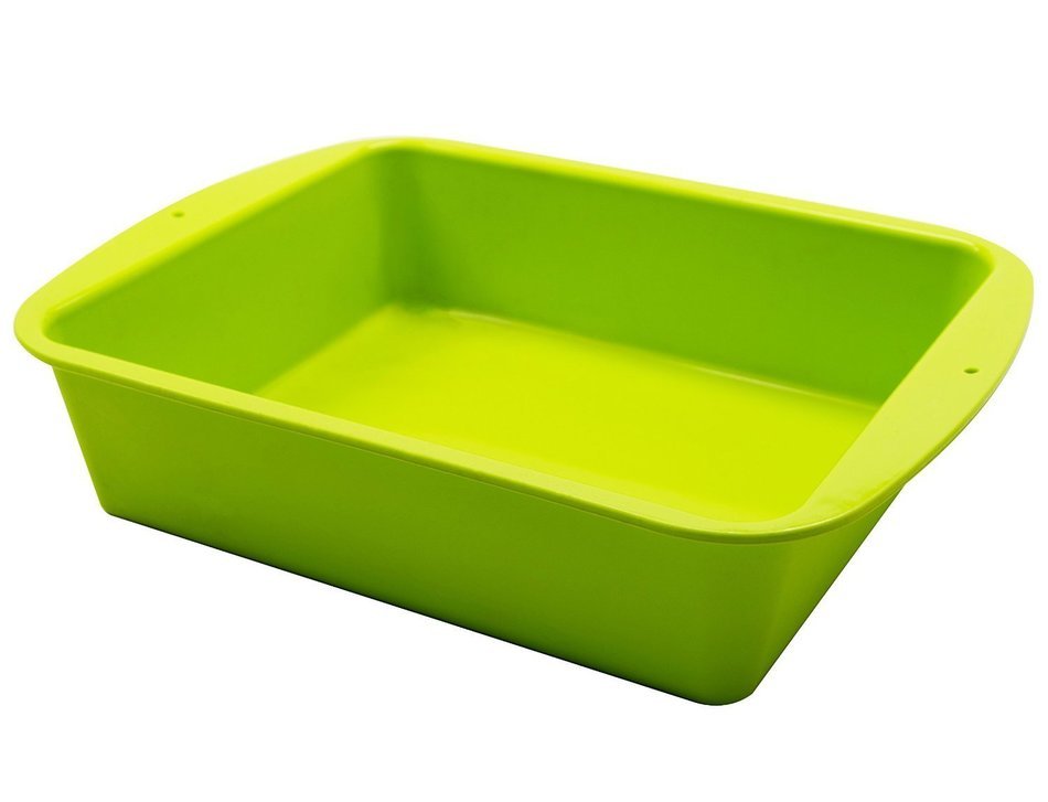 GHMZ Silicone Deep Dish Casserole Pan,Green