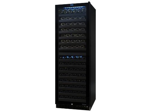 Vinotemp 142-Bottle Dual-Zone Touch Screen Wine Cooler, Right Side Door Hinge