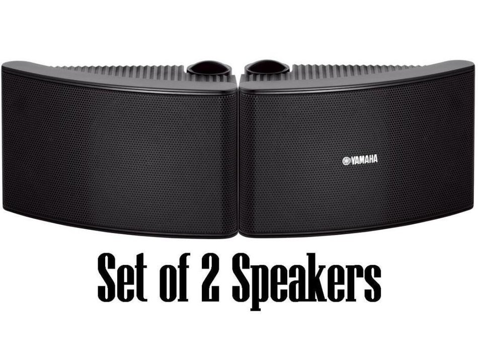 Yamaha All Weather Outdoor / Indoor Wall Mountable Natural Sound 180 watt 2 way Acoustic Suspension Speakers -...