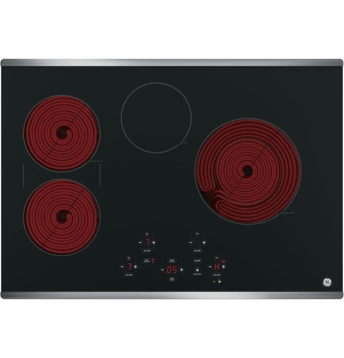 GE JP5030SJSS 30" Stainless Steel Electric Smoothtop Cooktop
