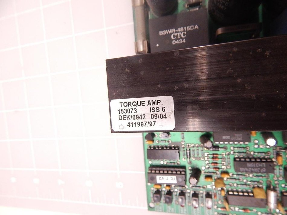 Dek 153073 Torque Amplifier Board T41667 N5