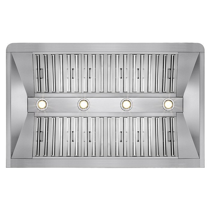 AKDY&reg; 42" Stainless Steel Wall Mount Touch Control LED Display Halogen Lights Kitchen Dual Motor Range Hood