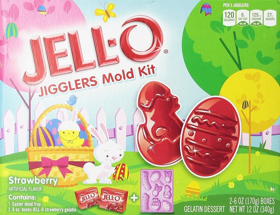 JELL-O Jigglers Halloween Mold Kit, Orange and Grape, 12 Ounce N28