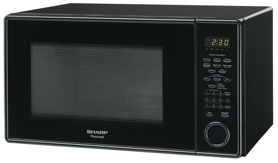 Sharp Countertop Microwave Oven ZR451ZS 1.3 cu. ft. 1000W Stainless Steel with Sensor Cooking N3