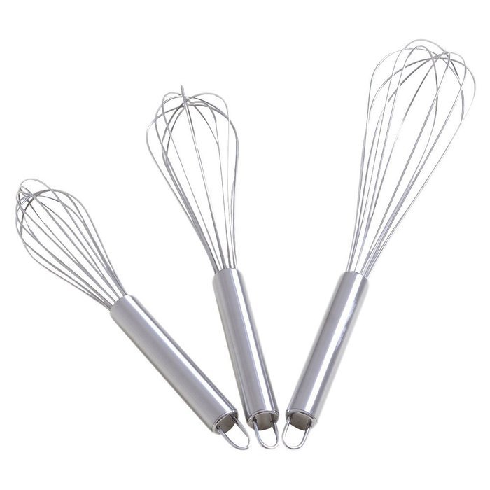 6 Piece Large Kitchen Mixing Prep Bowls and Whisk Utensil Set ...