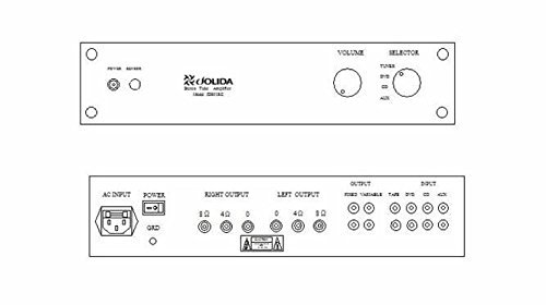 Jolida Audio JD801BRC Integrated Stereo Tube Amplifier (Silver)
