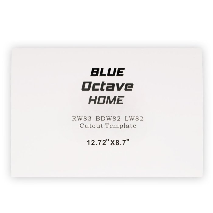 Blue Octave BDW82 In Wall 8" Speakers 2 Way Home Theater Surround Sound 5 Speaker Set N7