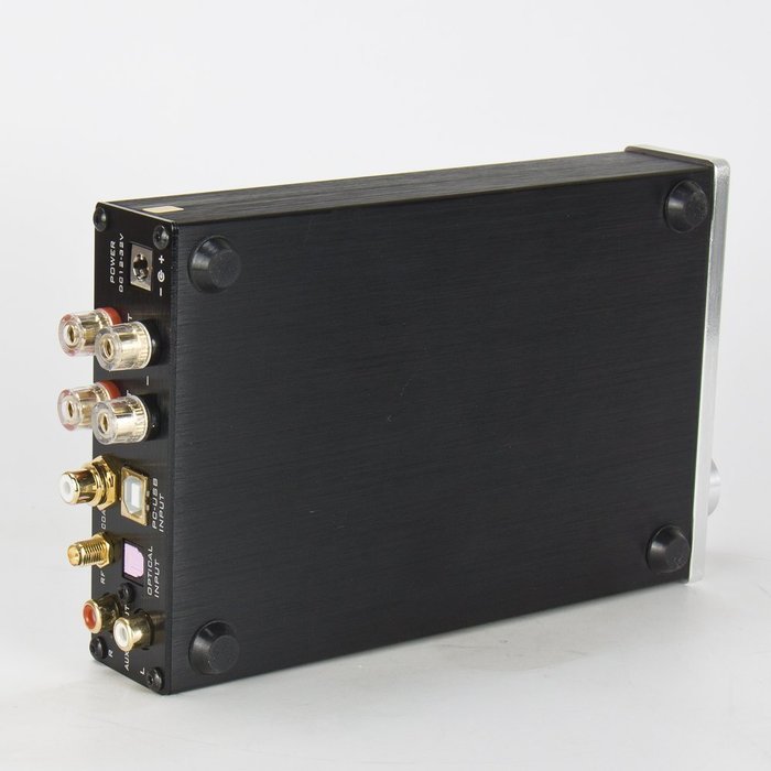Audio D802C 80WPC Pure Digital Amplifier Wireless Bluetooth USB/AUX/Optical/Coaxial Digital Amplifier (Black) N4