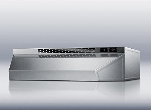 Summit H1642SS 42'' Under Cabinet Range Hood with 180 CFM Interior Blower, 2 Fan Speeds, Switchable Light and...