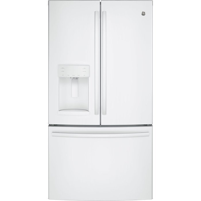 GE GFE28GGKWW 36" Freestanding French-door Refrigerator with 27.8 Cu. Ft. Capacity, in White