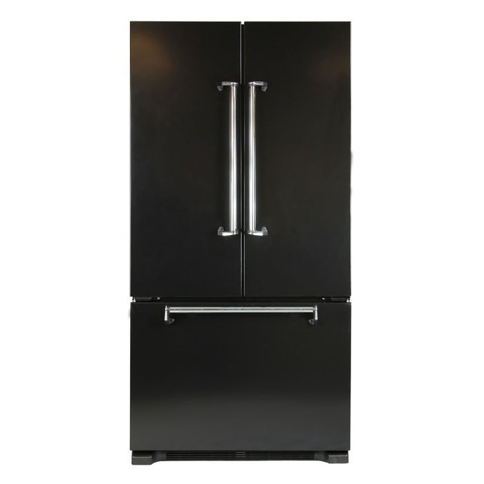AGA Black Bottom Freezer Freestanding Refrigerator AMLFDR20BLK