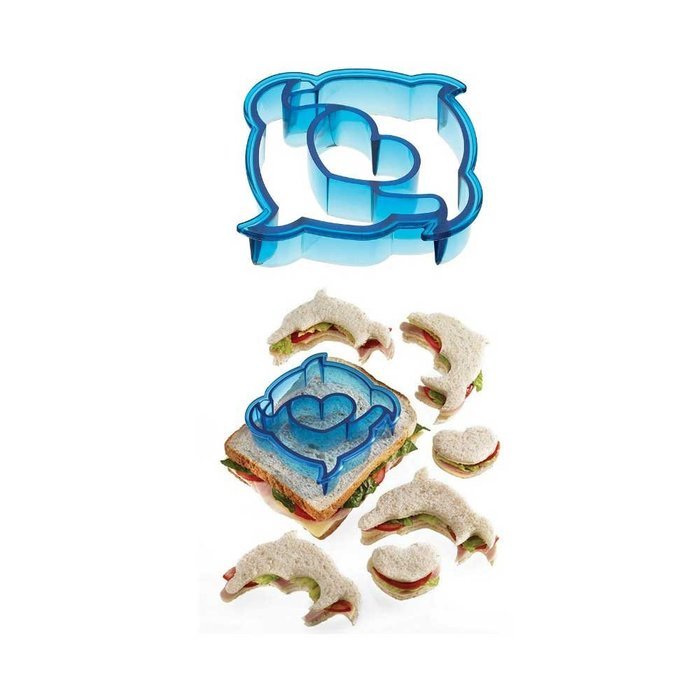 Vktech 5PCS Heart Shape Star Butterfly Elephant Sandwich Maker Bread Mold Mould St N6