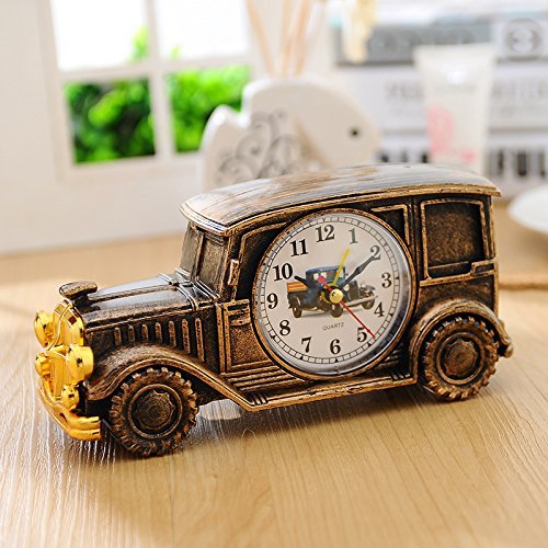 Classic Car Desk Number Clocks Home Decor Parlour Bed Furnishing Articles N3
