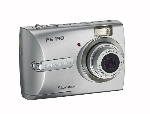 Olympus FE-130 5.1MP Digital Camera with 3x Optical Zoom
