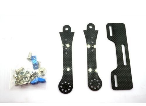 RioRand&reg; 7-8 inch FPV LCD Monitor Mount Bracket to Futaba/JR/WFLY Transmitter w/metal bar