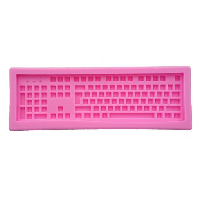 WYD 3D Keyboard Emulation Cake Mold,Handmade Soap Mold,Cake Mold Decorating N5