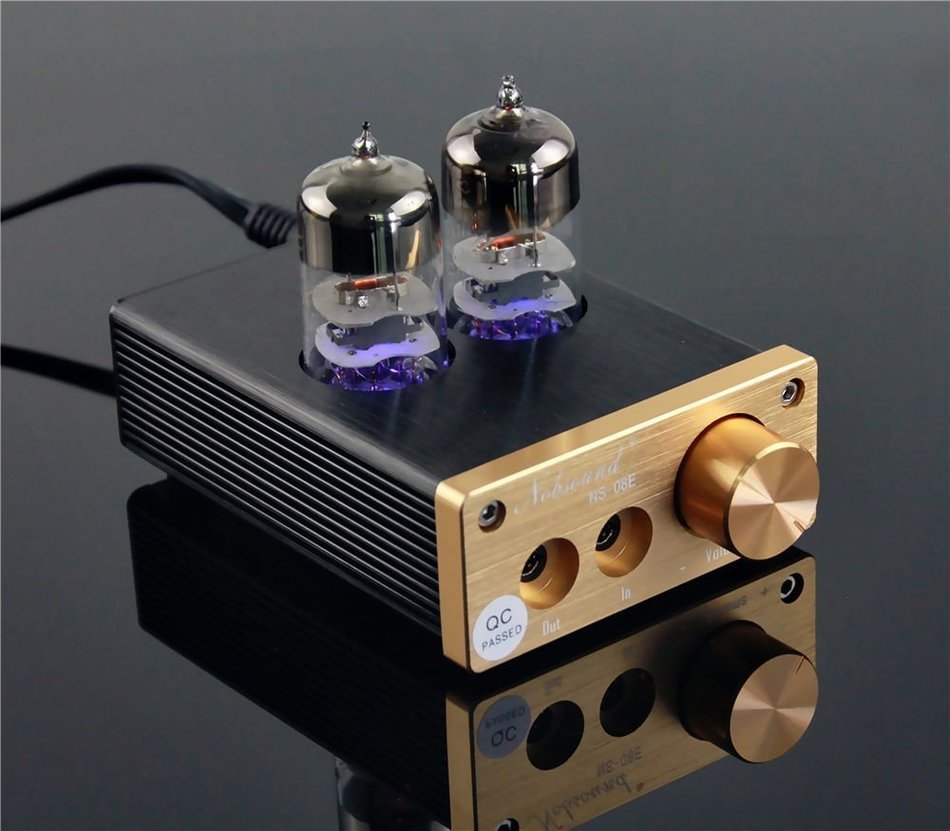 Nobsound NS-08E Vacuum Tube Integrated Amplifier Mini Audio HiFi Stereo Headphone Amp N9