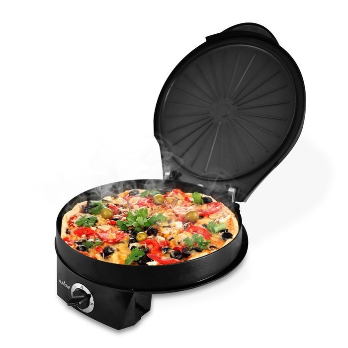 NutriChef PKPZM12 Pizza Maker Pizza Oven - Black