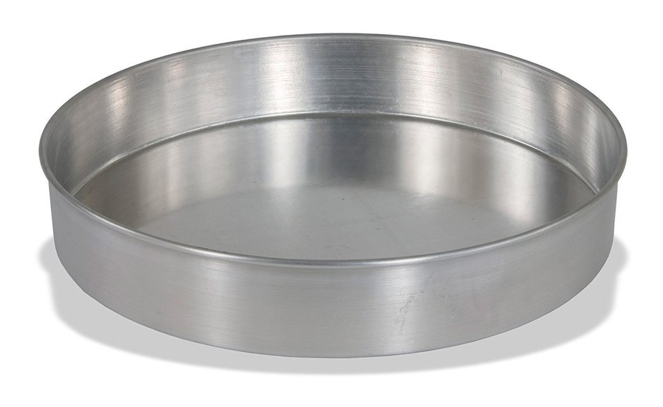 Crestware Commercial 10 x 2, Round Aluminum Cake Pan, Package of 6