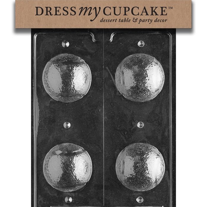 Dress My Cupcake DMCS052 Chocolate Candy Mold, 3D Tennis Balls