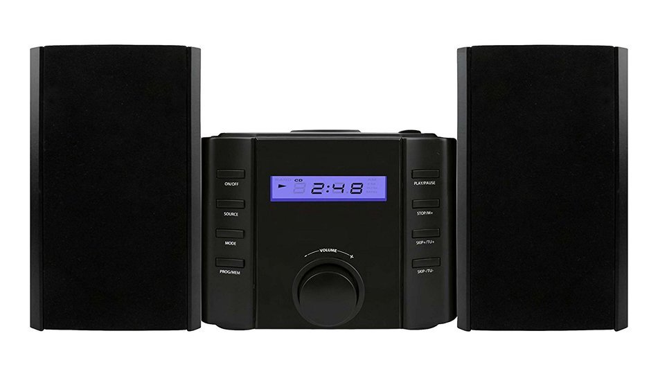 Sylvania SRCD804BT CD Microsystem with Radio and Bluetooth