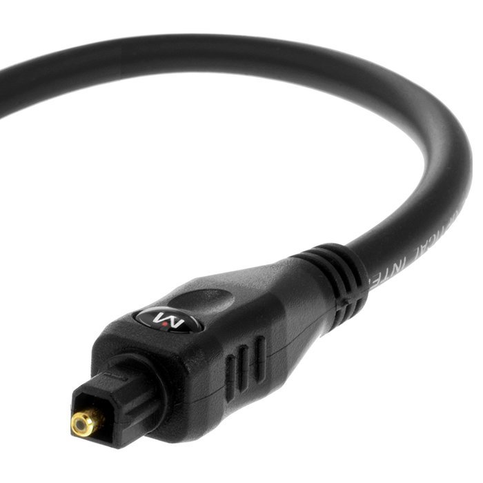 Mediabridge Toslink Cable (6 Feet) - Optical Digital Audio Cable N3