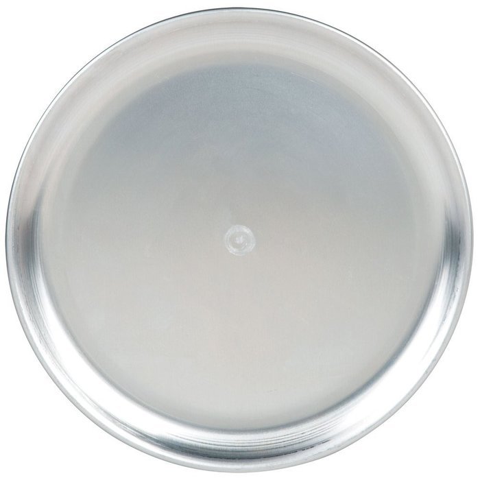 American Metalcraft HATP12N 12" Heavy Weight Aluminum Wide Rim Pizza Pan with Nibs N2