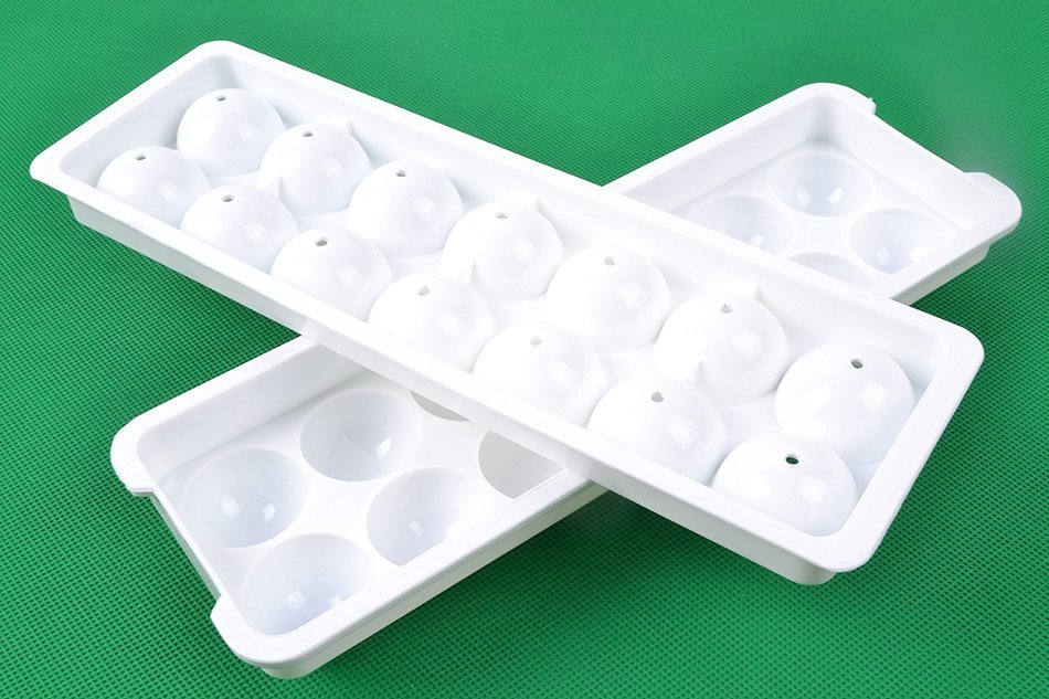 Ice Ball Mould Sphere Molds Cube Tray Maker Bricks Whiskey Cooktail Beverage (18 mold)