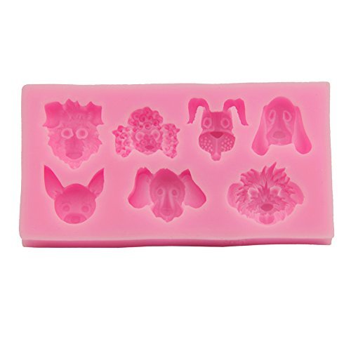 Let'S Diy Animal Heads Cake Molds Fondant Chocolate Silicone Mold Food-Grade Candy Moulds Cake Tools N3