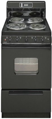 20 in. 2.42 cu. ft. Electric Range in Black