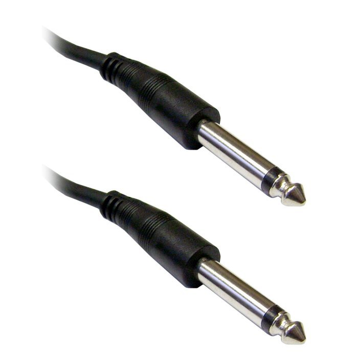 C&E CNE40223 100-Feet 1/4-Inch Mono Patch Cable, 1/4 Male
