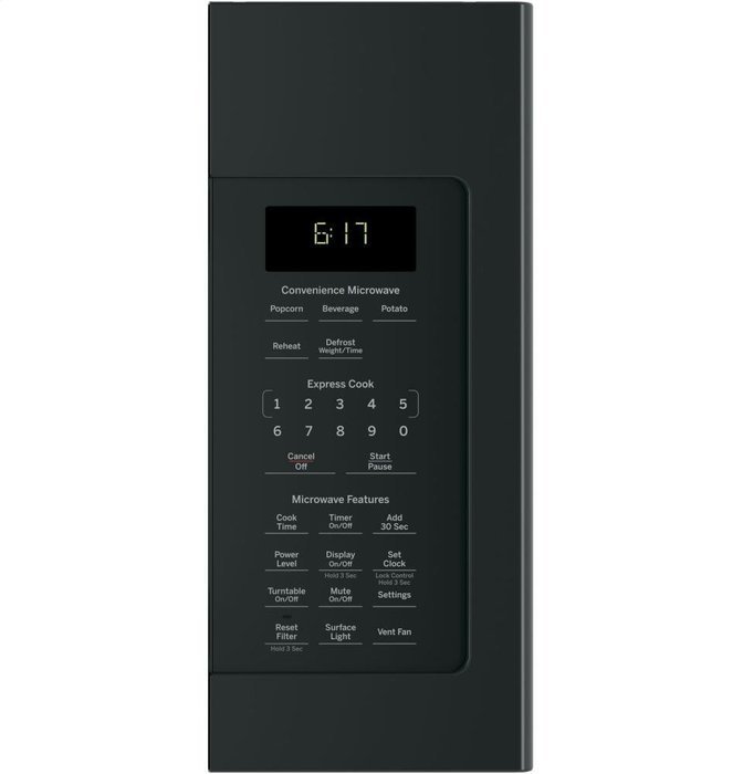 GE JVM6172DKBB 30" Over-the-Range Microwave Oven in Black