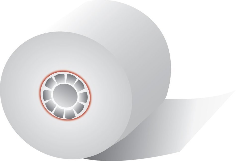 Quality Park Single-Ply Black Image Thermal Paper Calculator and POS/Cash Register Rolls, 2.25 Inches x 80 Feet...