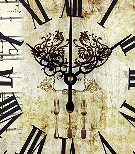Kitchen decorative wall clocks absolutely silent fashion wall watches home decor clock N2