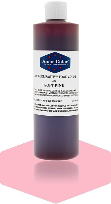 SOFT PINK 13.5 Ounce Soft Gel Paste Food Color