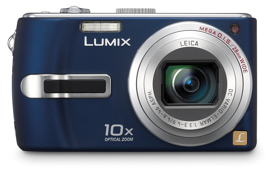 Panasonic Lumix DMC-TZ3A 7.2MP Digital Camera with 10x Optical Image Stabilized Zoom (Blue) N8