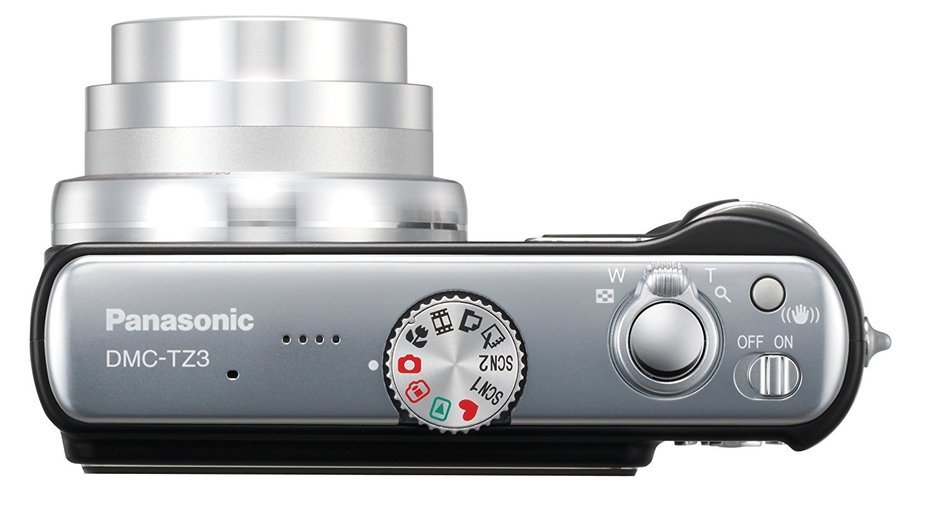 Panasonic Lumix DMC-TZ3A 7.2MP Digital Camera with 10x Optical Image Stabilized Zoom (Blue) N9
