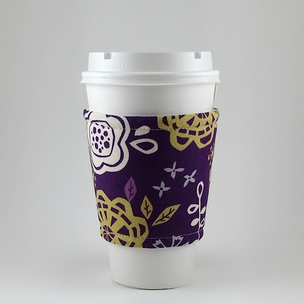 Holiday Cup Cozy Printable Coffee Cup Template - Cardboard Coffee